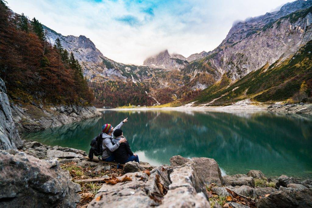 Florian Und Lisa am Gosausee